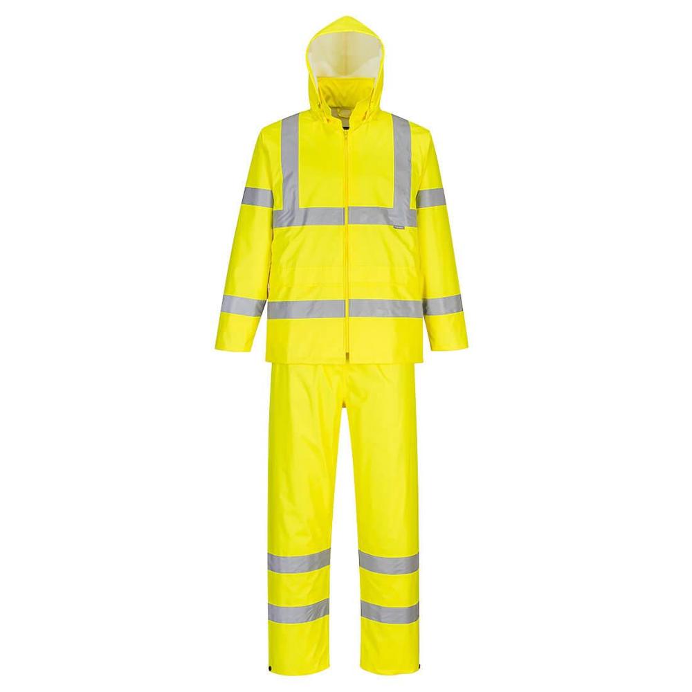 Portwest H448 - Hi-Vis Packaway Rainsuit (Yellow)