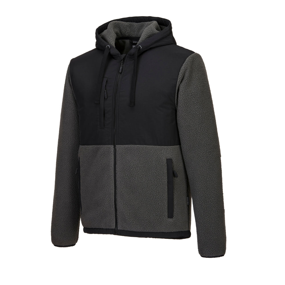 Portwest KX371 - KX3 Borg Fleece (Black/Gray) | All Security Equipment