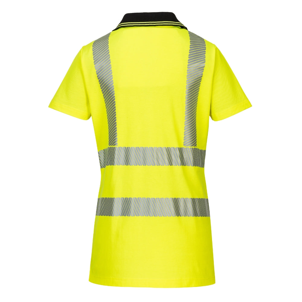 Portwest LW72 - Women's Pro Polo Shirt (Yellow/Black)