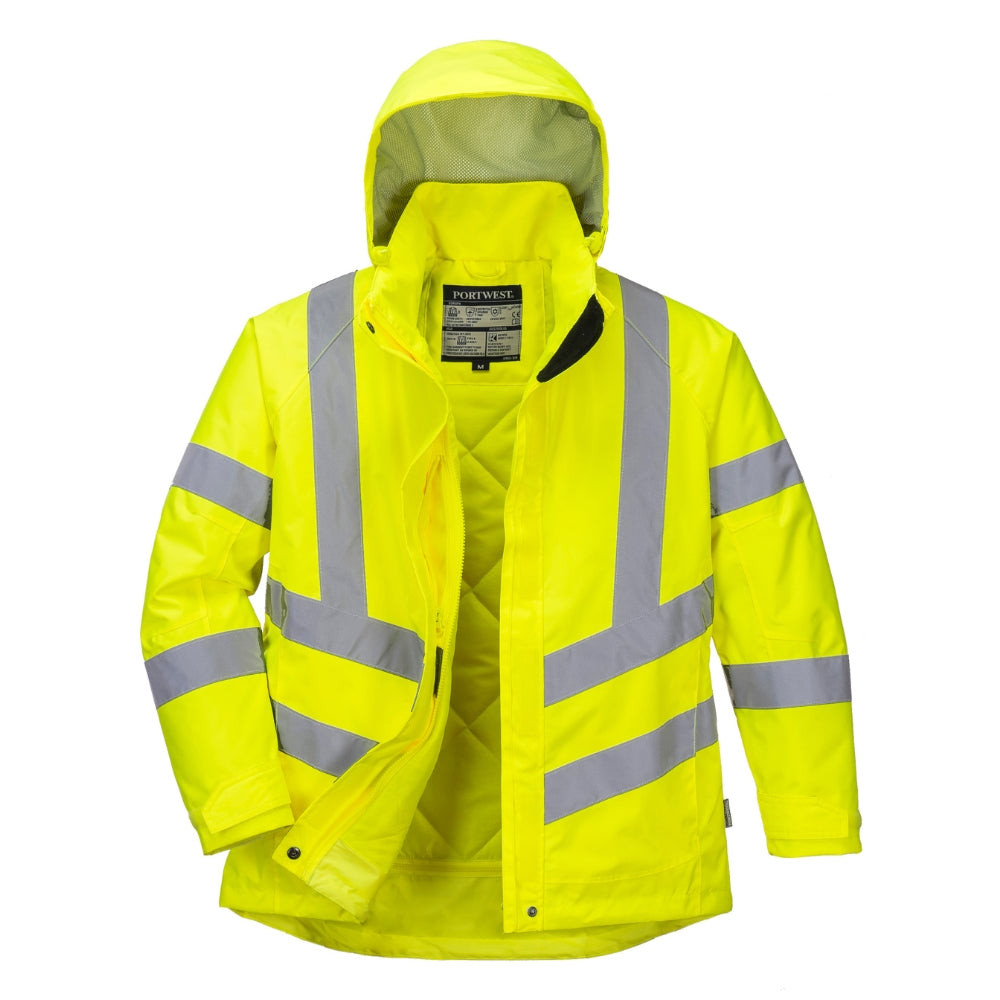 Portwest LW74 - Women's Hi-Vis Winter Jacket (Yellow)