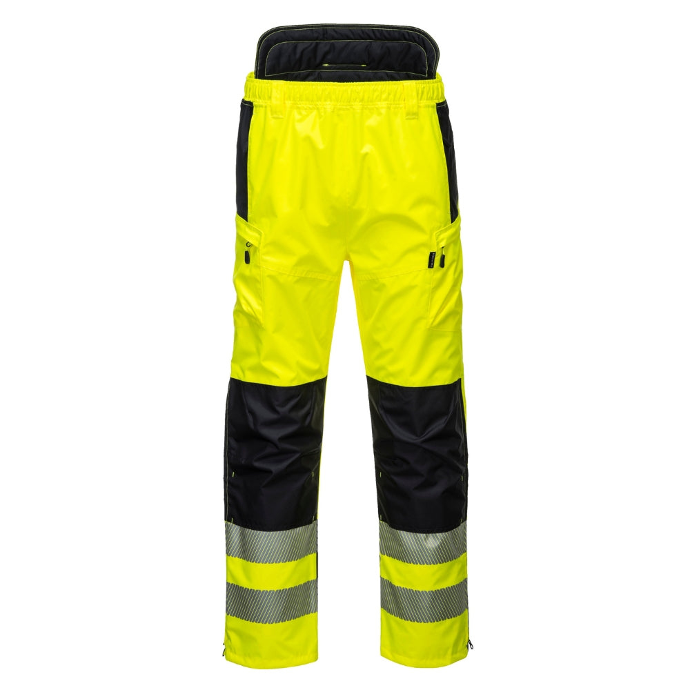 Portwest PW342 - PW3 Hi-Vis Extreme Rain Pants (Yellow/Black)