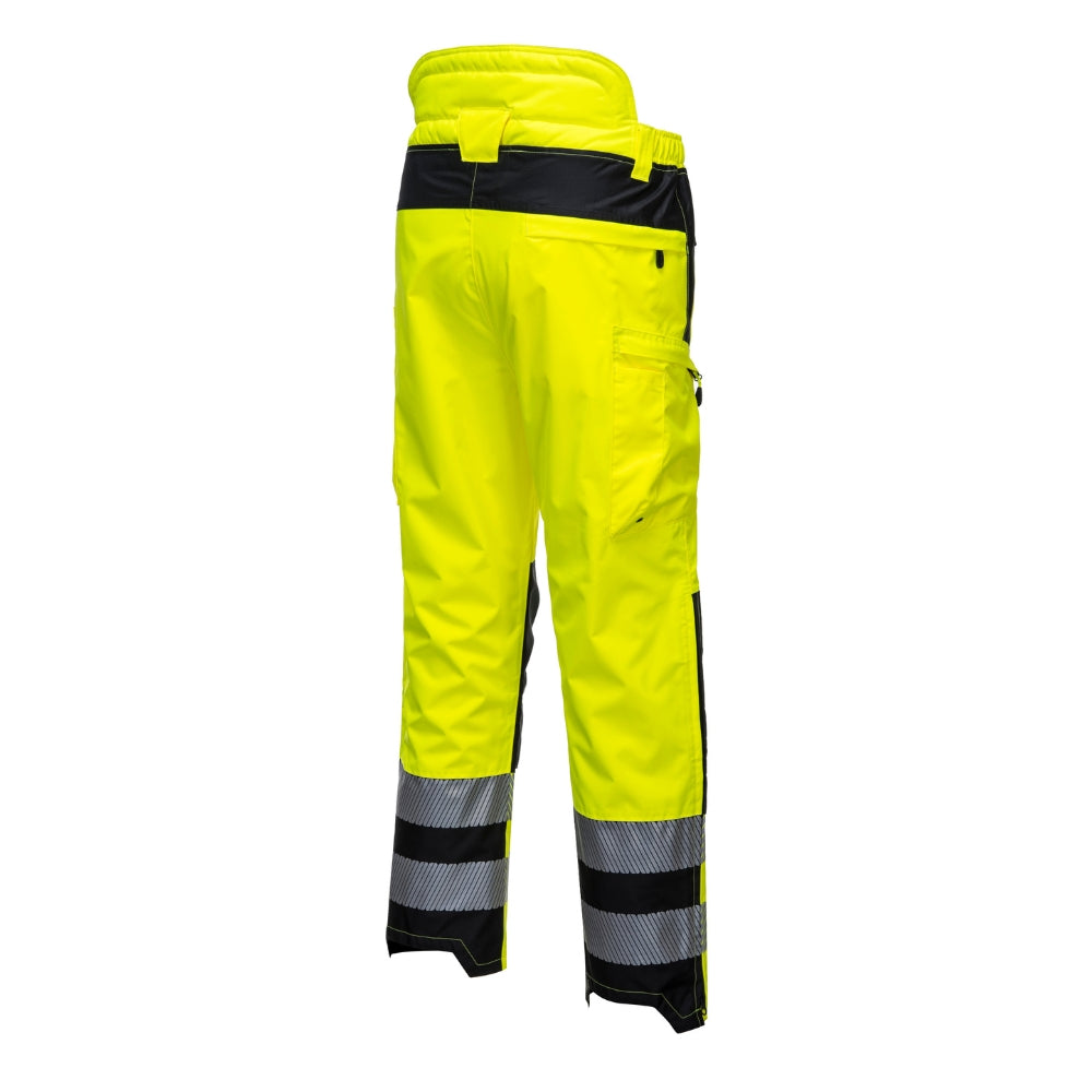 Portwest PW342 - PW3 Hi-Vis Extreme Rain Pants (Yellow/Black)