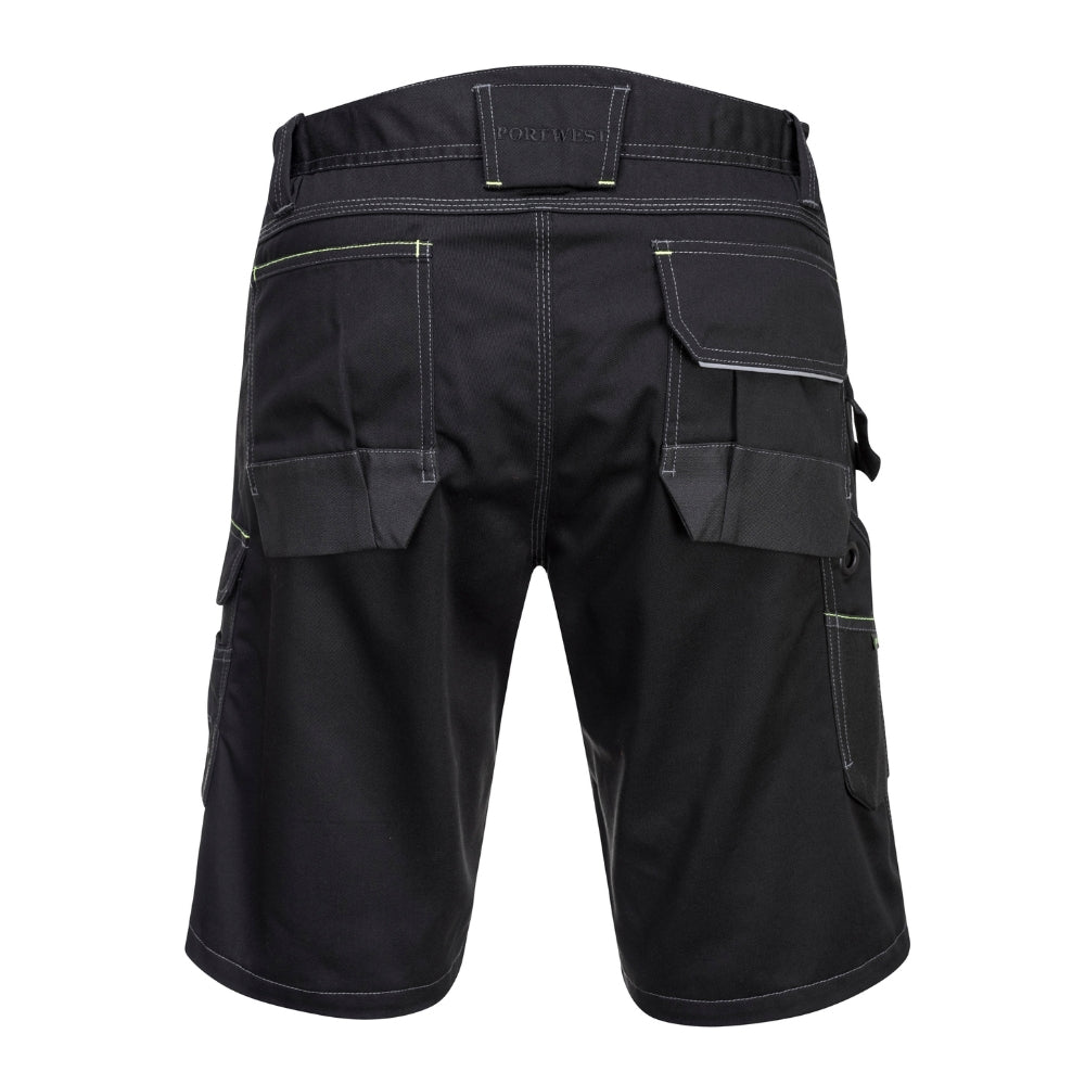 Portwest PW349 - PW3 Work Shorts (Black) | All Security Equipment