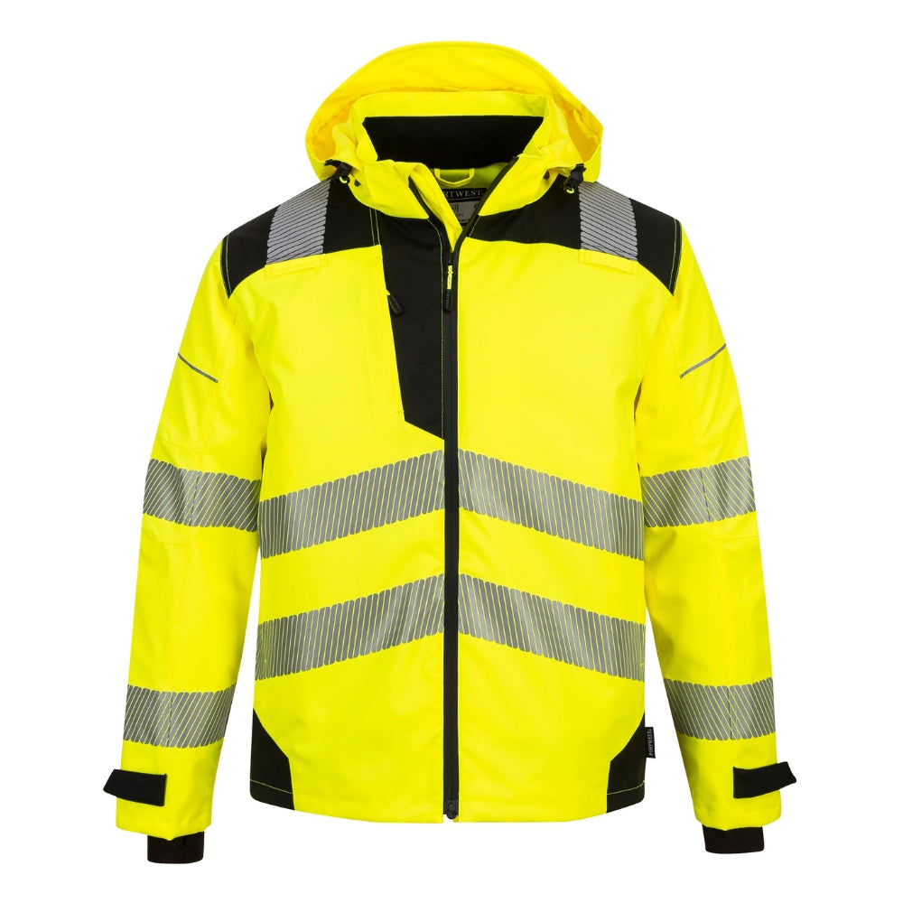 Portwest PW360 - PW3 Hi-Vis Extreme Rain Jacket (Yellow/Black)