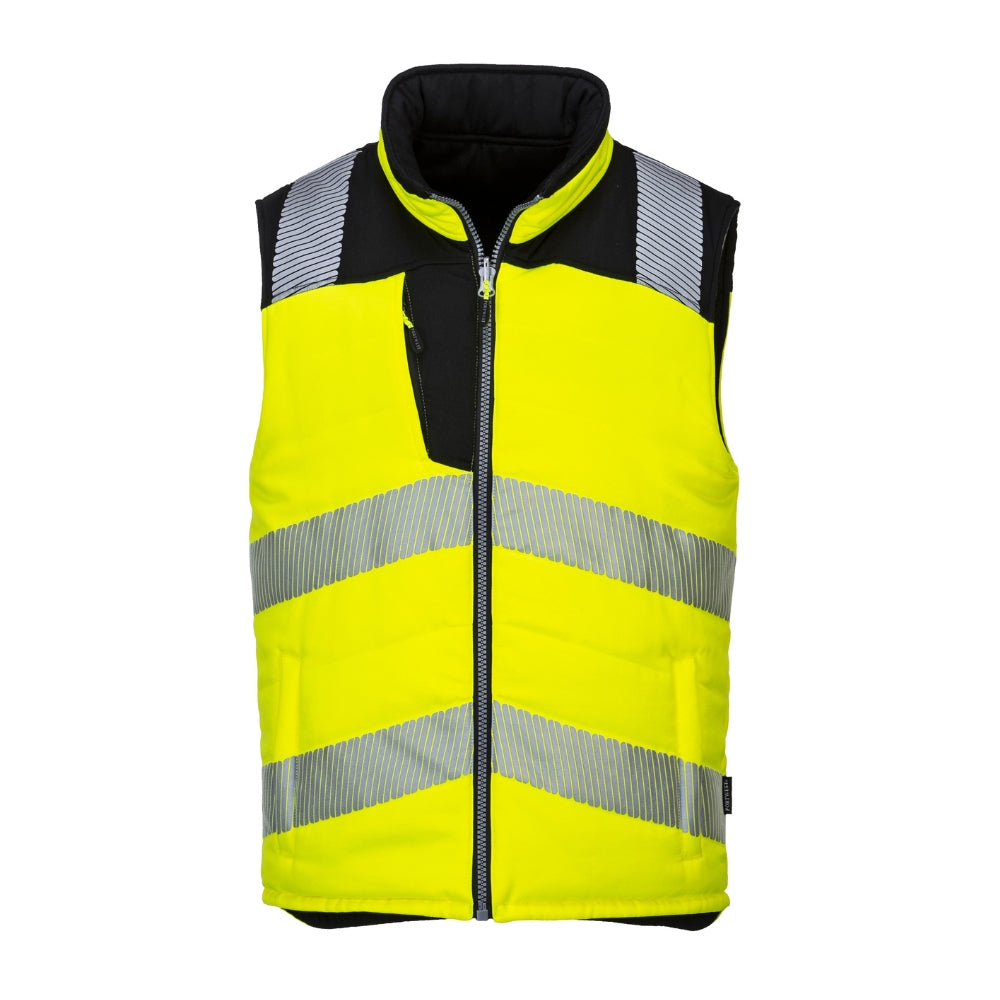 Portwest PW374 - PW3 Hi-Vis Reversible Vest (Yellow/Black)