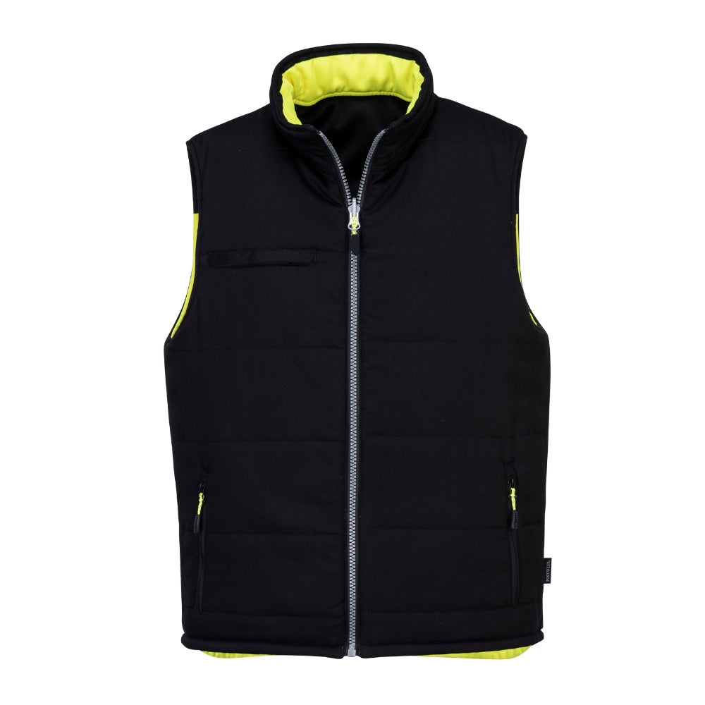 Portwest PW374 - PW3 Hi-Vis Reversible Vest (Yellow/Black)