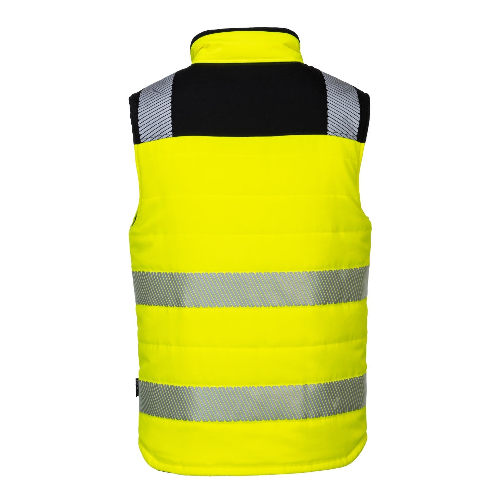 Portwest PW374 - PW3 Hi-Vis Reversible Vest (Yellow/Black)