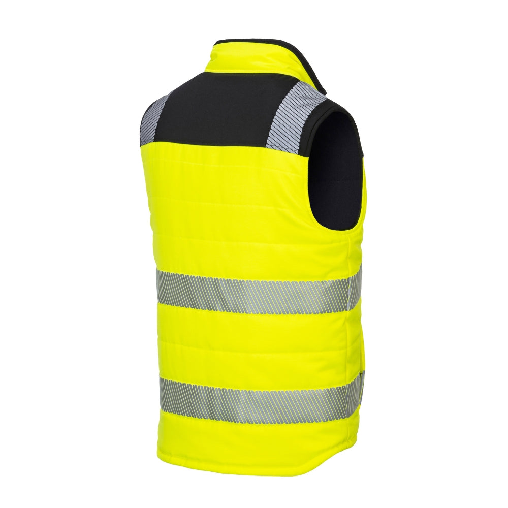 Portwest PW374 PW3 Hi Vis Reversible Vest Yellow Black portwest-pw374-pw3-hi-vis-reversible-vest-yellow-black