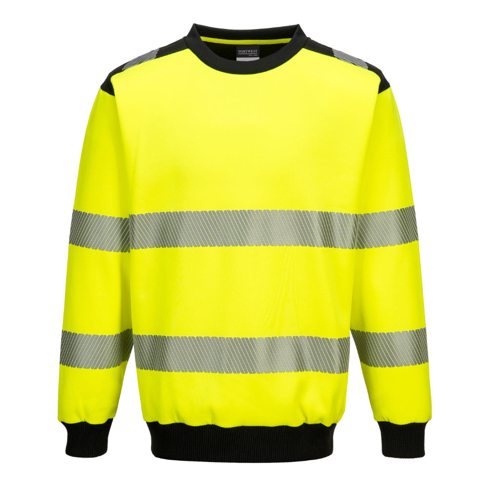 Portwest PW379 - PW3 Hi-Vis Sweatshirt (Yellow/Black)