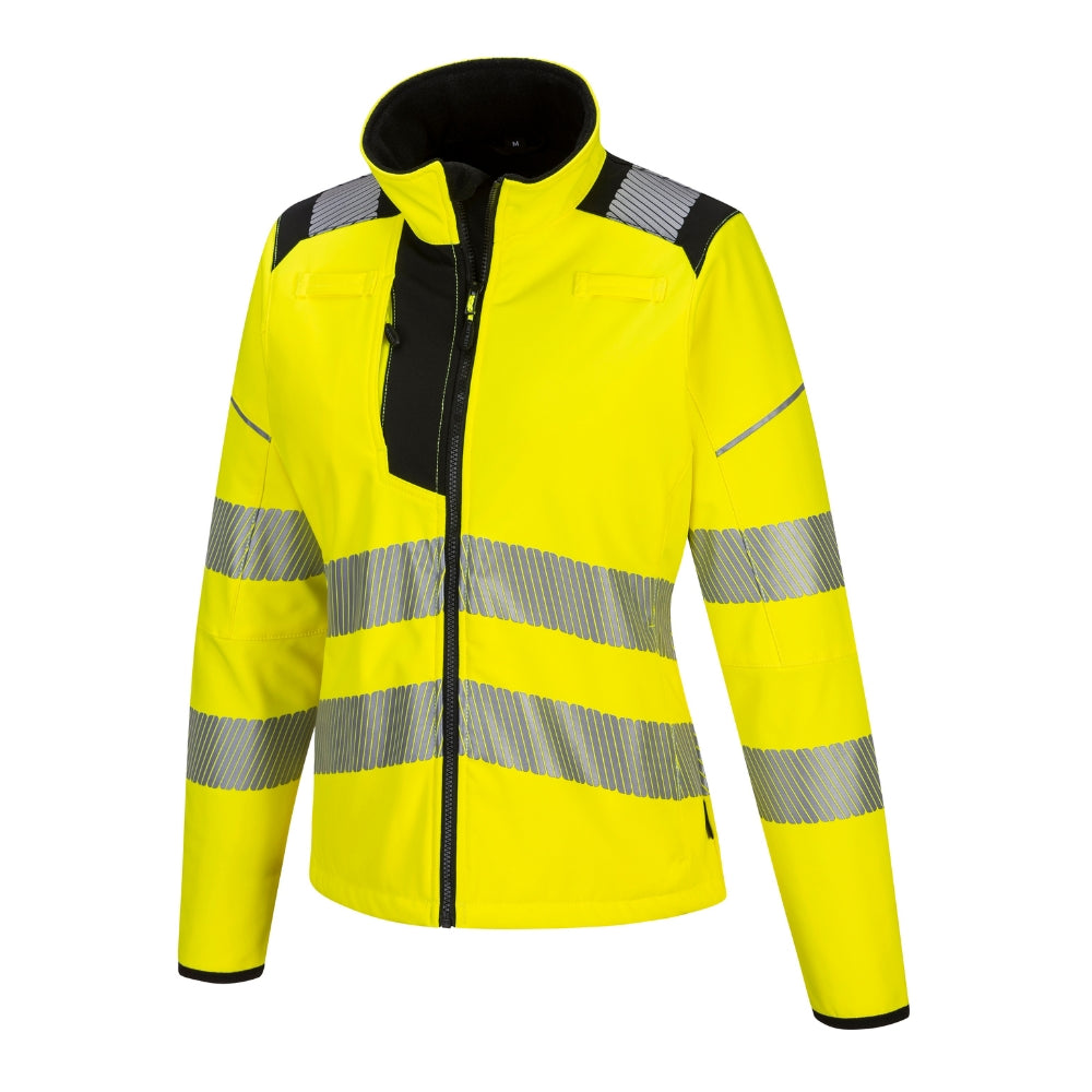 Portwest PW381 - PW3 Hi-Vis Women's Softshell (Yellow/Black)