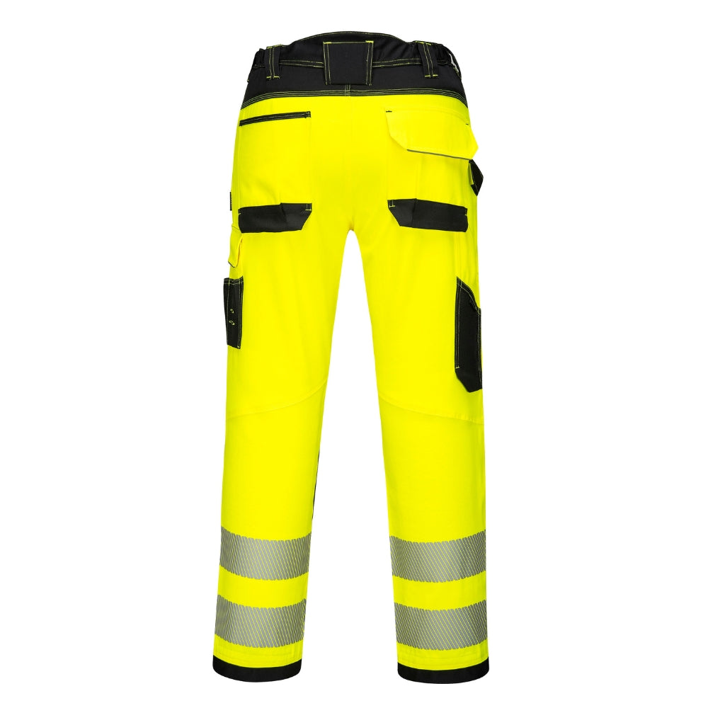 Portwest PW385 - PW3 Hi-Vis Women's Stretch Work Pants (Yellow/Black)