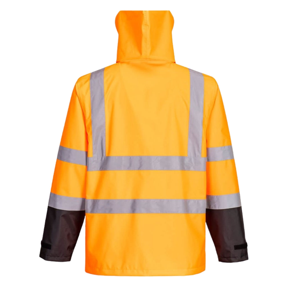 Portwest S362 - Hi Vis 3-in-1 Contrast Jacket (Orange/Black)