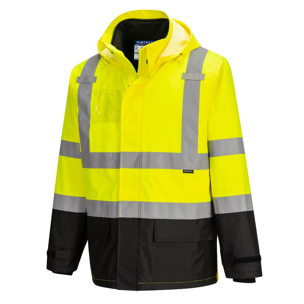 Portwest S362 - Hi Vis 3-in-1 Contrast Jacket (Yellow/Black)