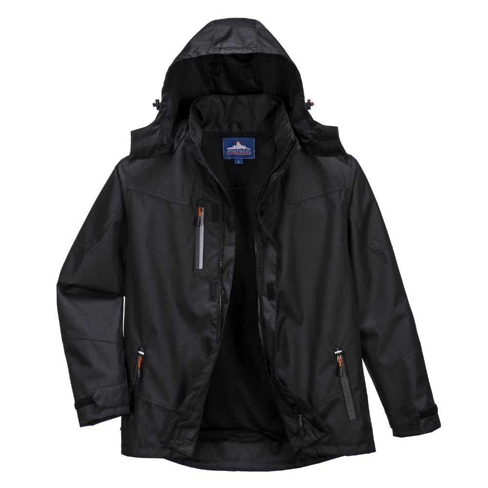 Portwest S555 - Outcoach Jacket (Black) | All Security Equipment