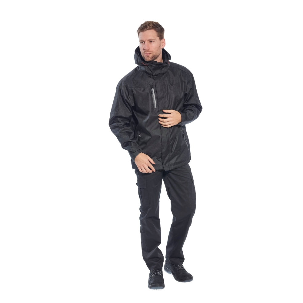 Portwest S555 - Outcoach Jacket (Black) | All Security Equipment