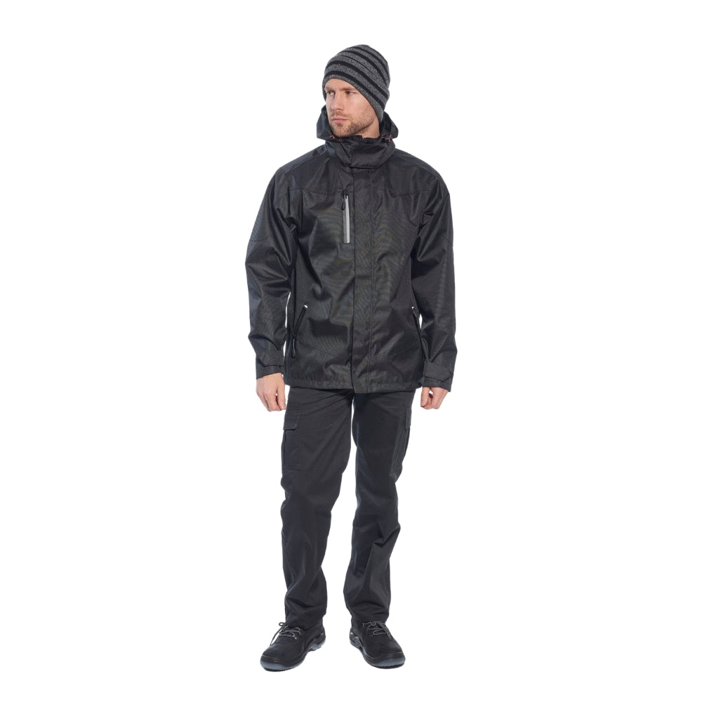 Portwest S555 - Outcoach Jacket (Black) | All Security Equipment