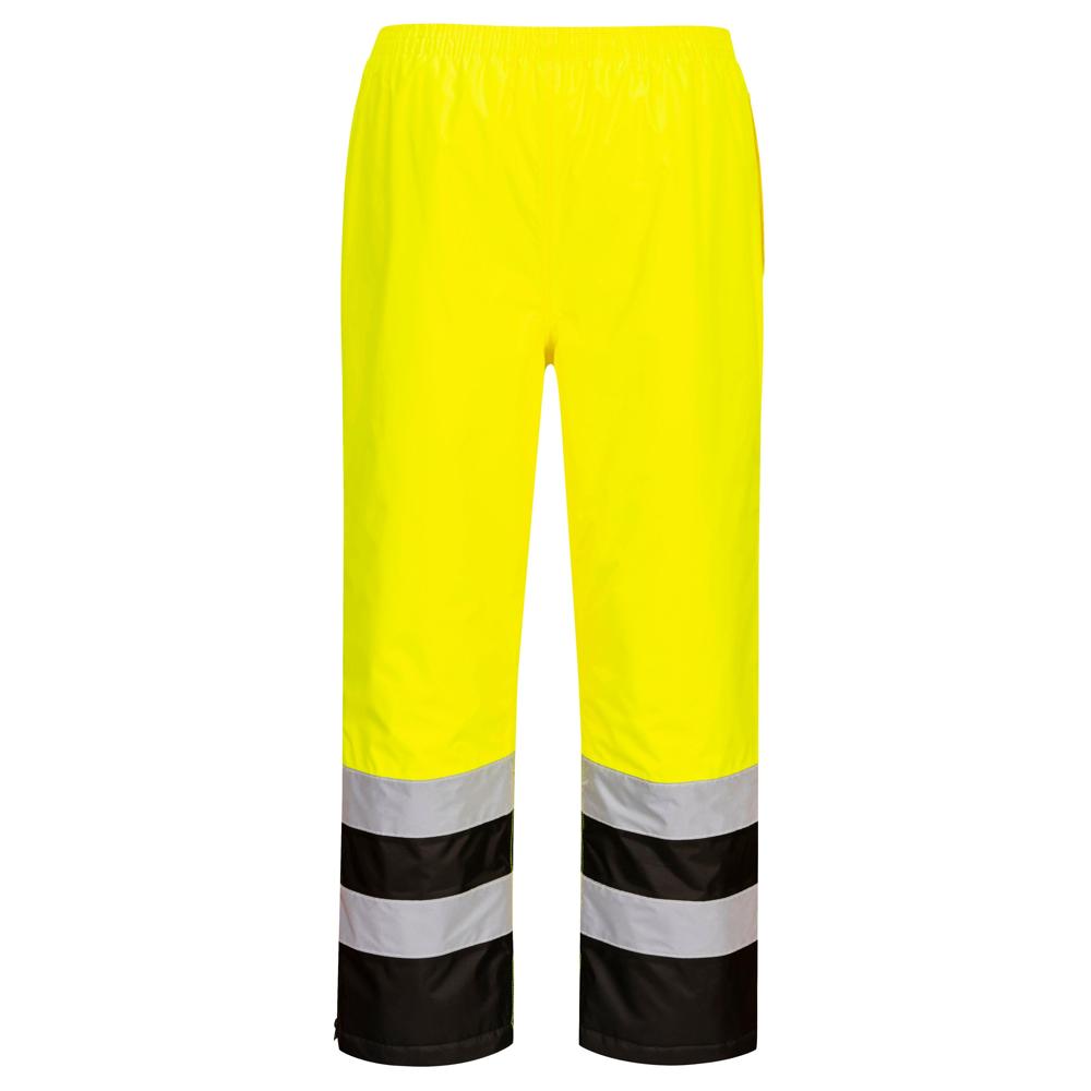 Portwest S598 - Hi-Vis Lined Rain Pants | All Security Equipment