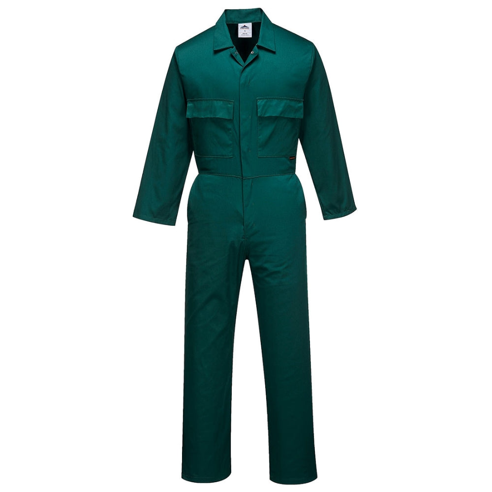 Portwest S999 - Euro Work Polycotton Coverall (Bottle Green)