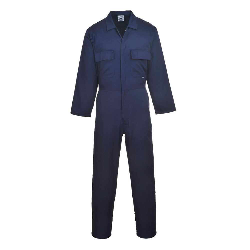 Portwest S999 - Euro Work Polycotton Coverall (Navy) - 1