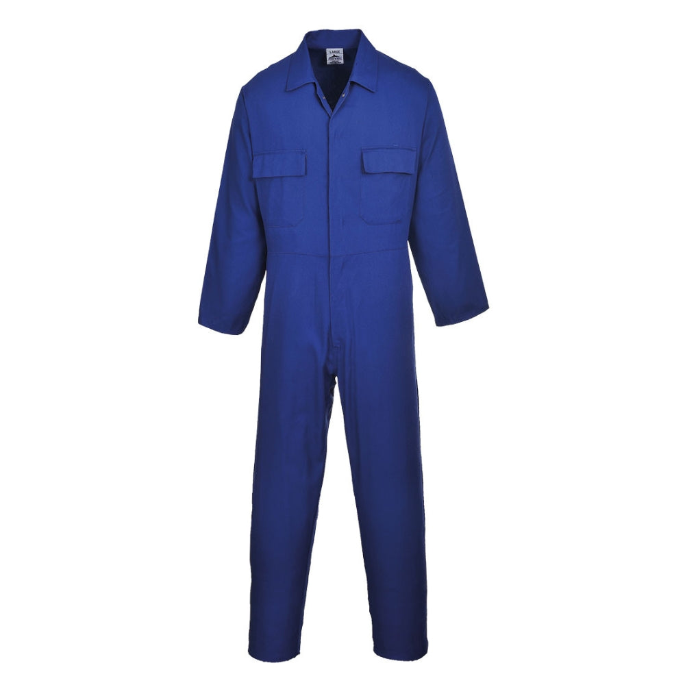 Portwest S999 - Euro Work Polycotton Coverall (Royal Blue) - 1