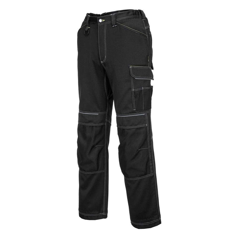 Portwest T601 - PW3 Work Pants (Black) | All Security Equipment