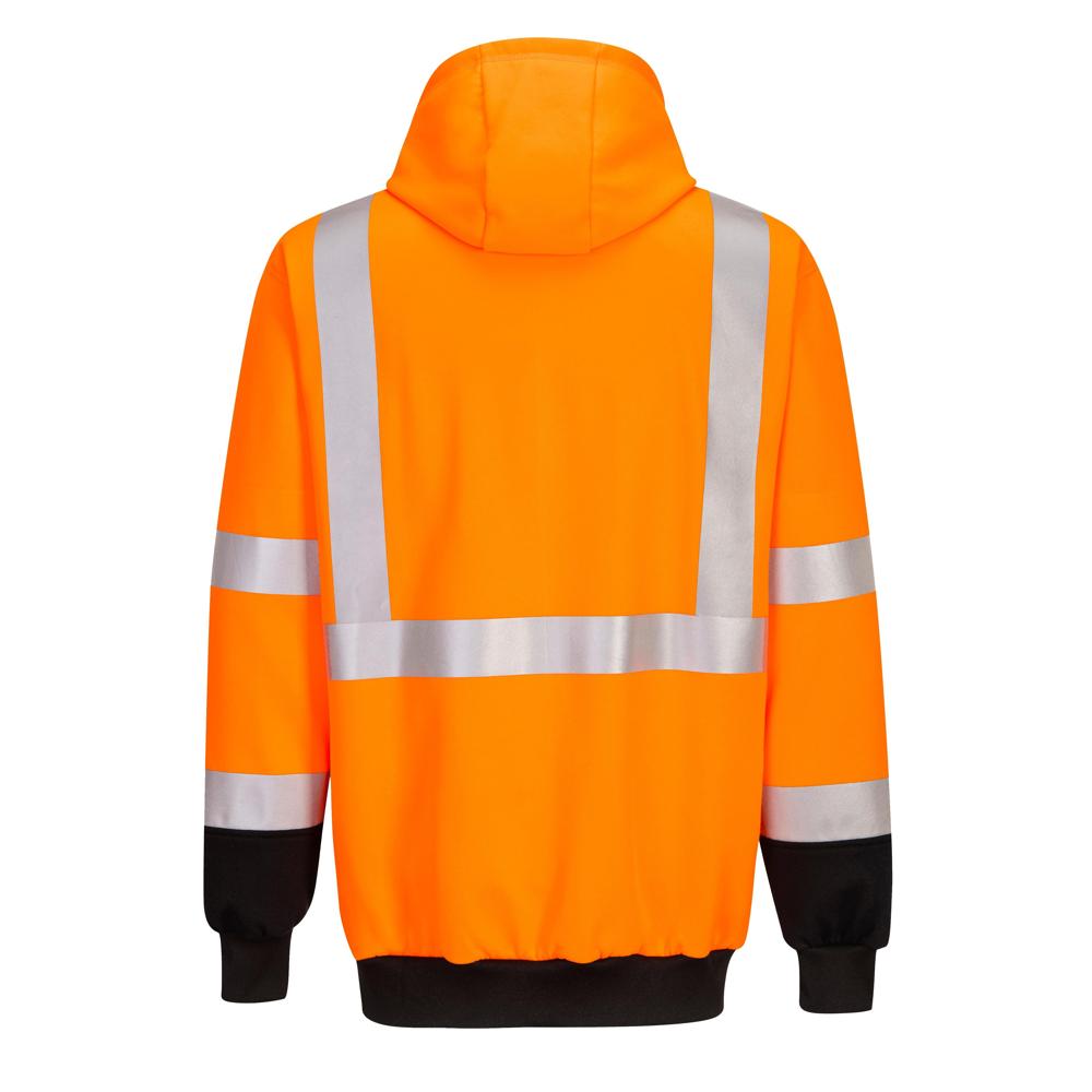 Portwest UB324 - Two-Tone Hooded Sweatshirt (Orange/Black)