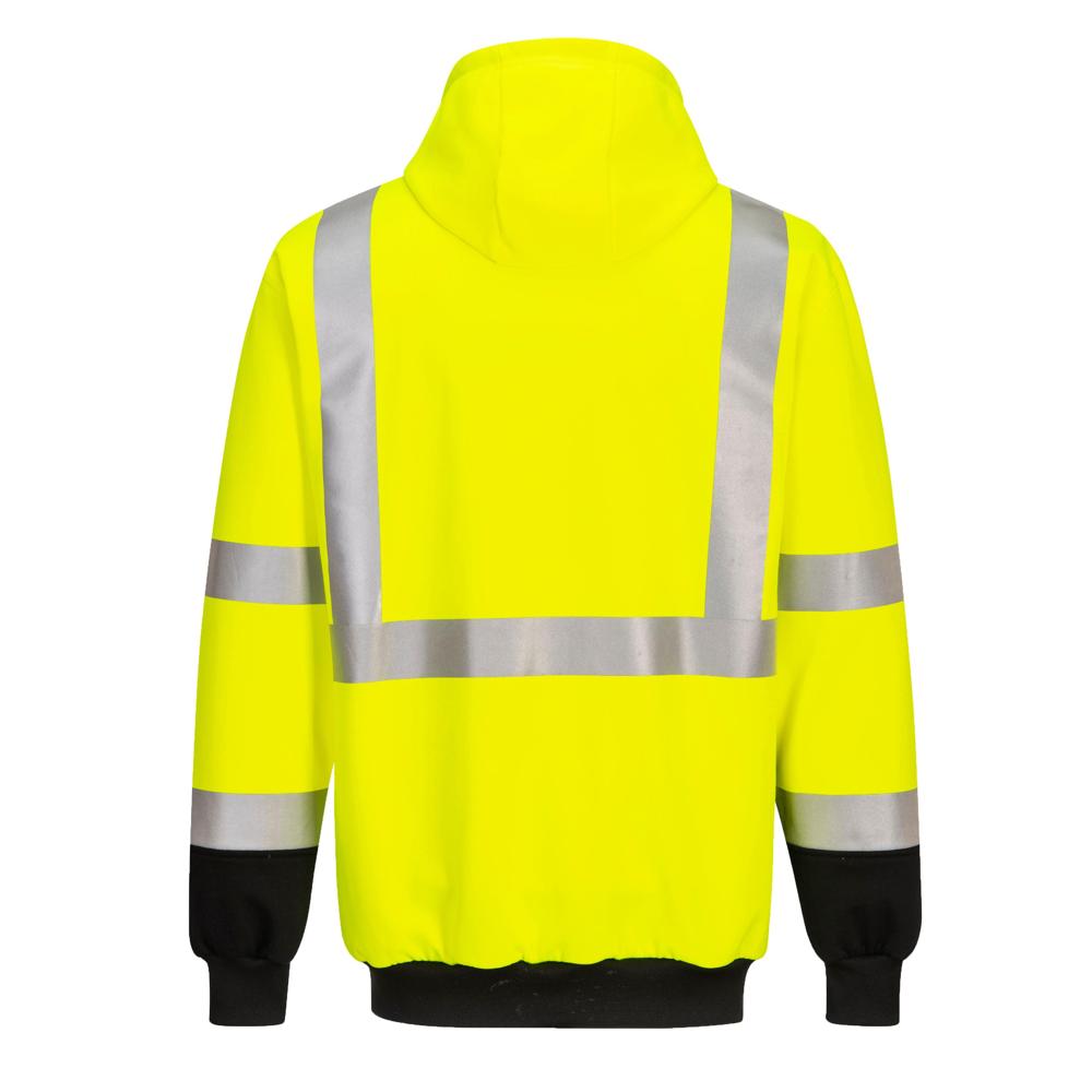 Portwest UB324 - Two-Tone Hooded Sweatshirt (Yellow/Black)