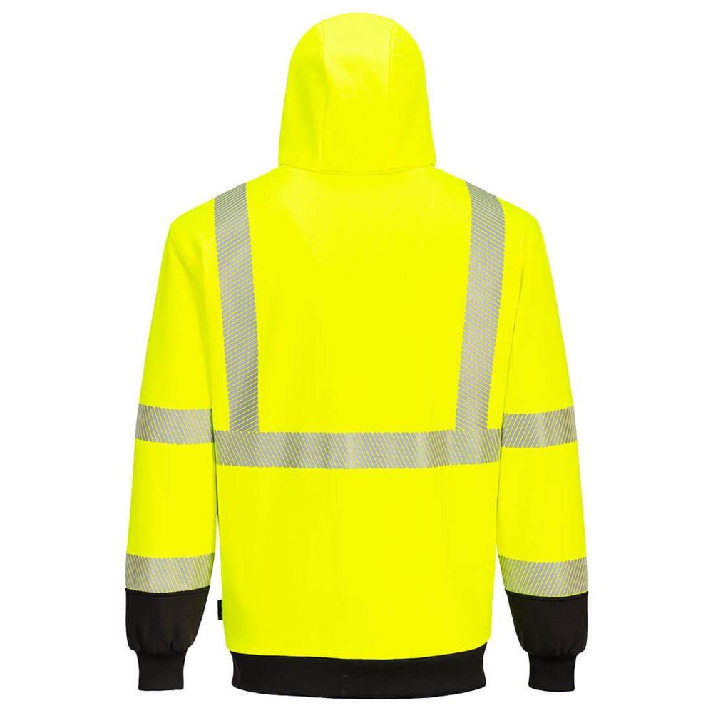 Portwest UB325 - Hi-Vis Thermal Two Tone Zipped Hoodie