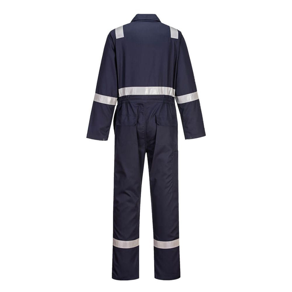 Portwest UBIZ8 - Bizweld Work Taped FR Coverall Regular Fit (Navy)