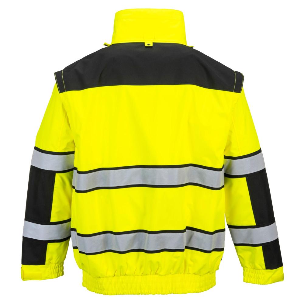 Portwest UC466 - Hi-Vis Classic Bomber Jacket (Yellow/Black)