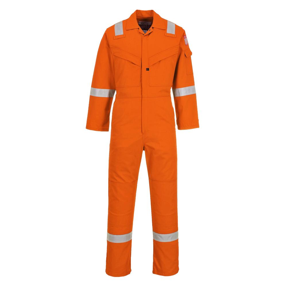 Portwest UFR21 - Super Light Weight FR Antistatic Coverall (Orange)