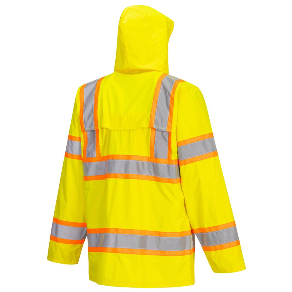 Portwest UH400 - Hi-Vis Contrast Tape Rain Jacket