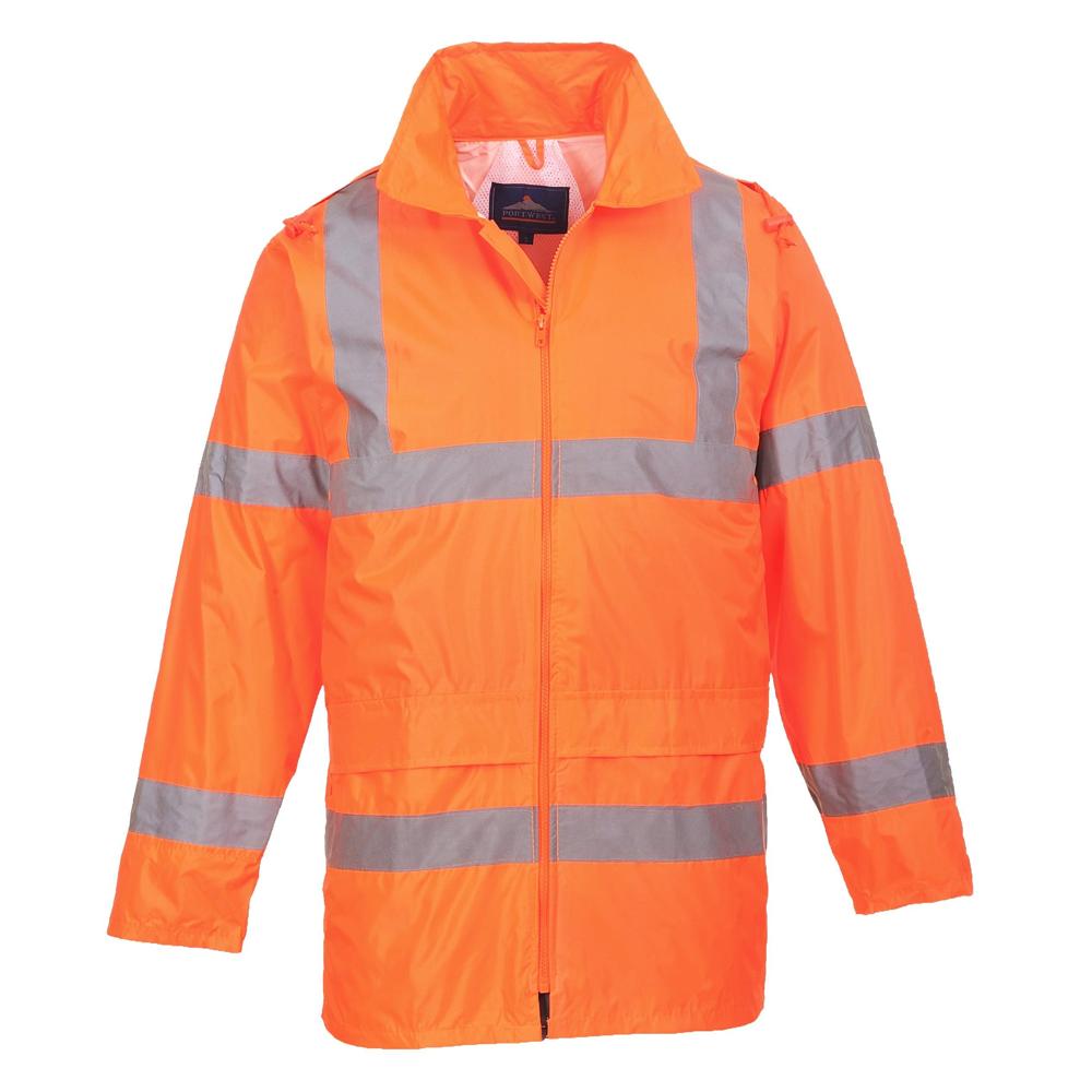 Portwest UH440 - Hi-Vis Rain Jacket (Orange) | All Security Equipment