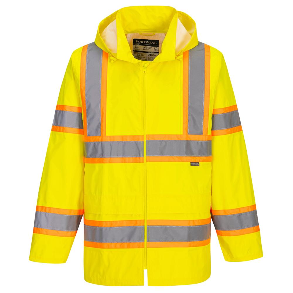 Portwest UH440 - Hi-Vis Rain Jacket (Yellow) | All Security Equipment