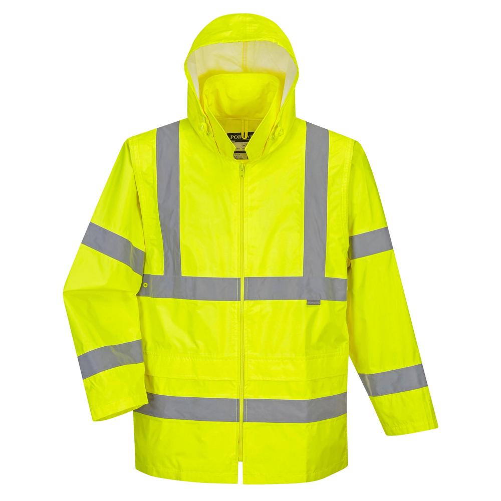 Portwest UH440 - Hi-Vis Rain Jacket (Yellow) | All Security Equipment