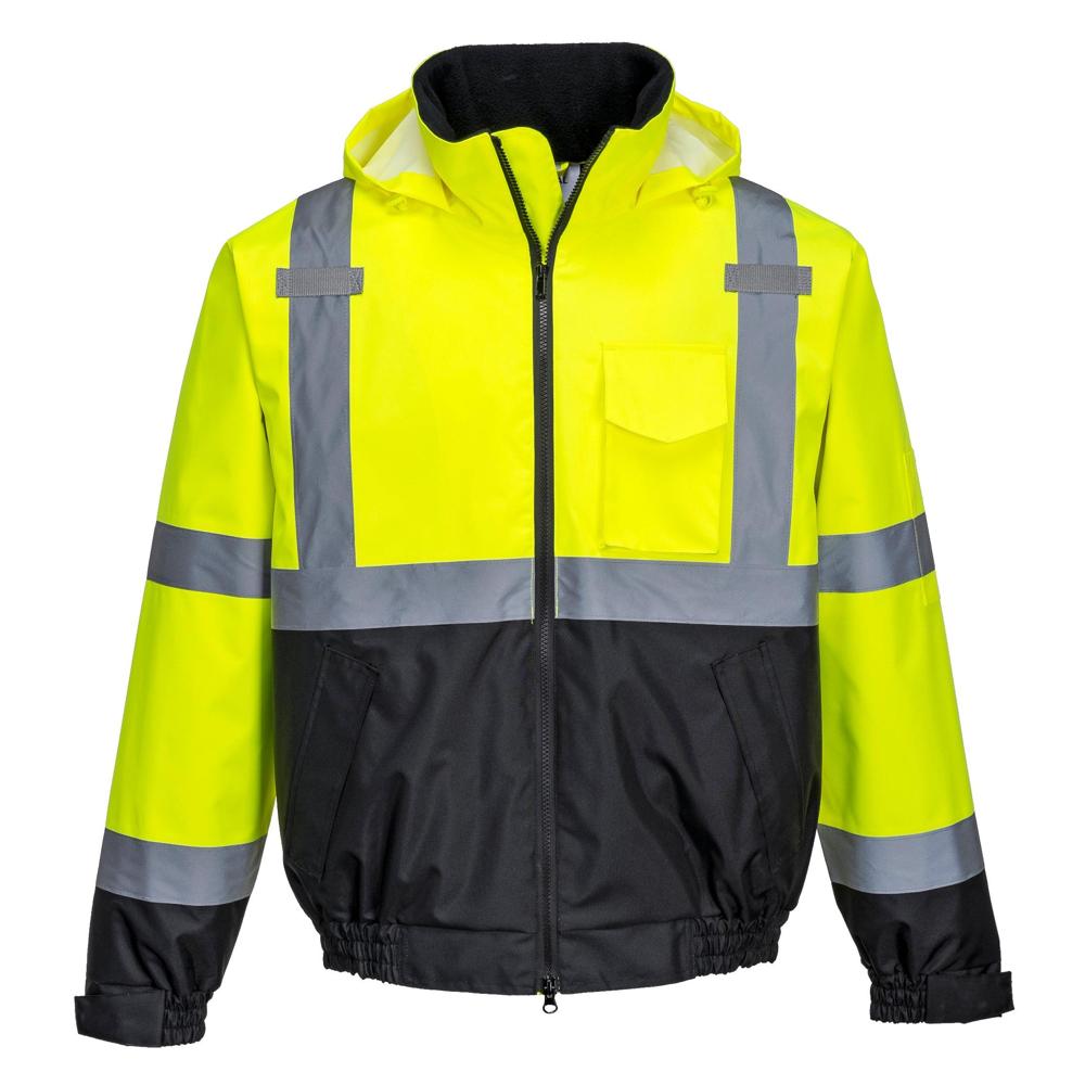 Portwest US364 - Hi-Vis Premium 2-in-1 Bomber | All Security Equipment