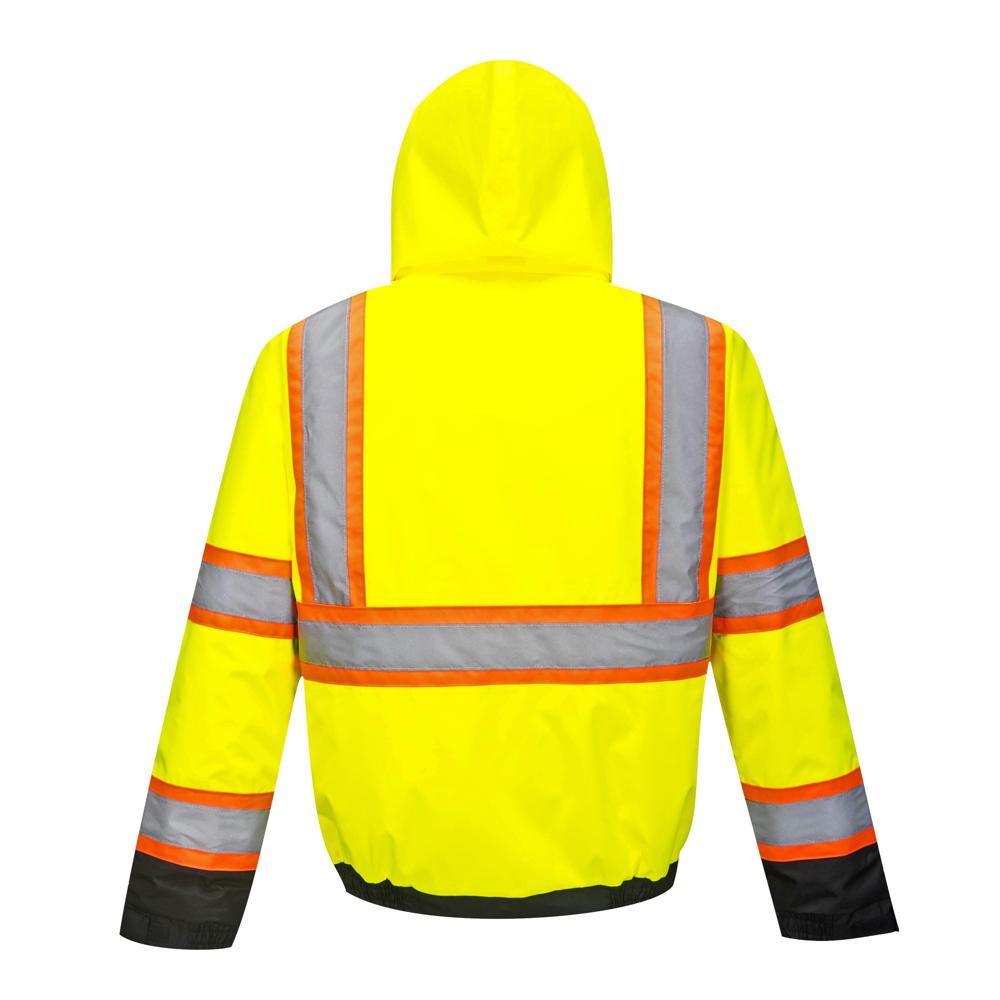 Portwest US368 - Hi-Vis Contrast Tape Bomber Jacket