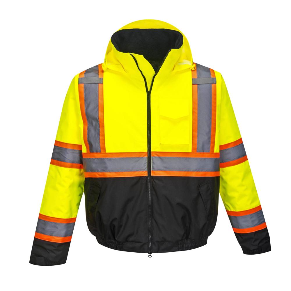 Portwest US368 - Hi-Vis Contrast Tape Bomber Jacket