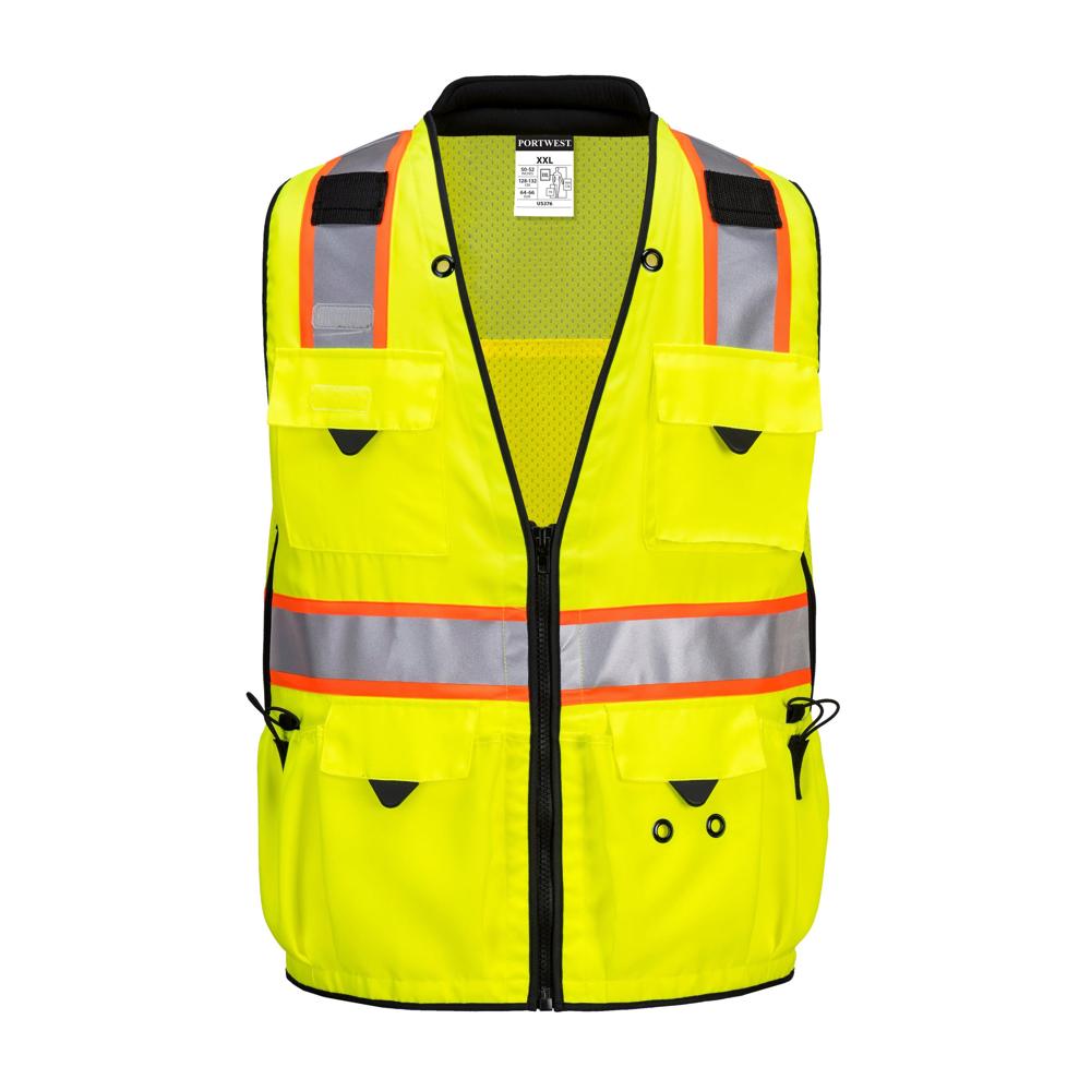 Portwest US376 - Expert Pro Surveyor Vest (Yellow/Black)