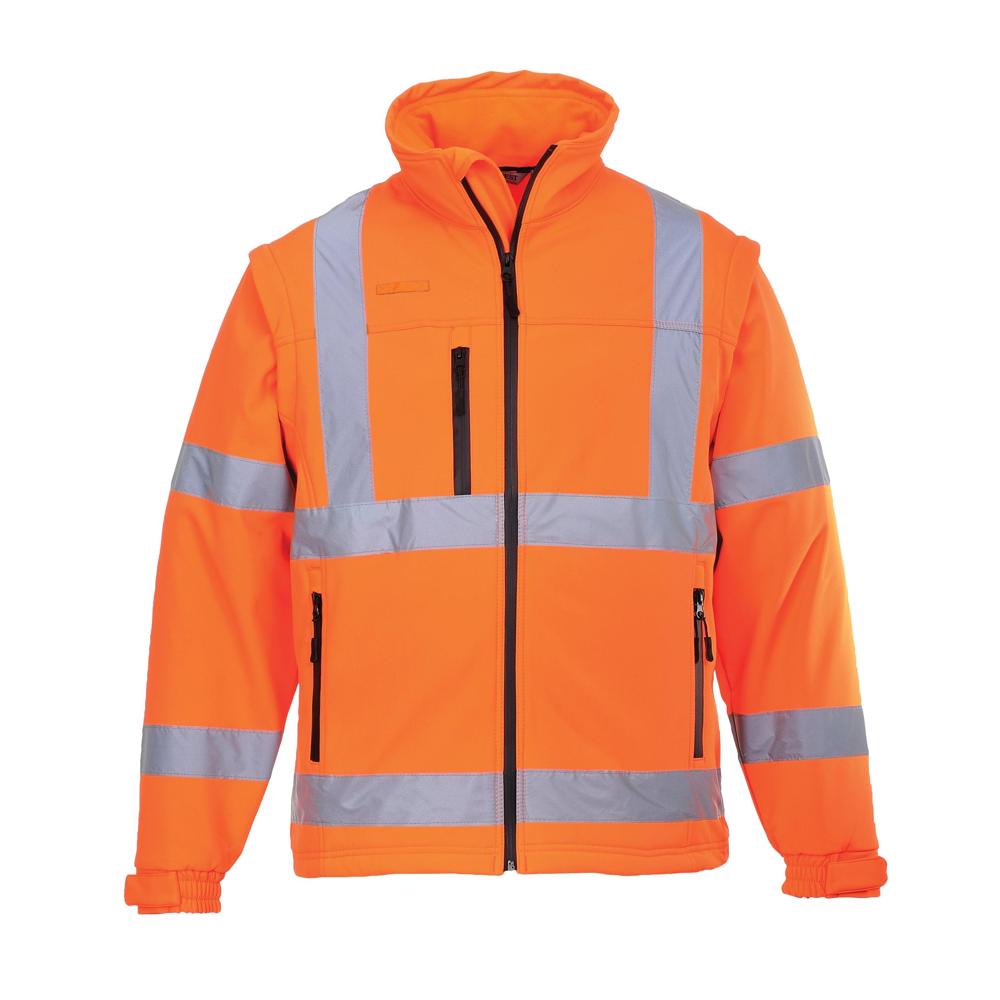 Portwest US428 - Hi-Vis Softshell Jacket (3L) (Orange)