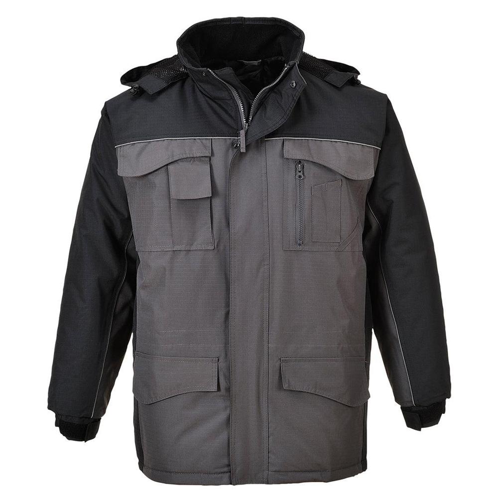 Portwest US562 - RS Parka (Black/Gray) | All Security Equipment