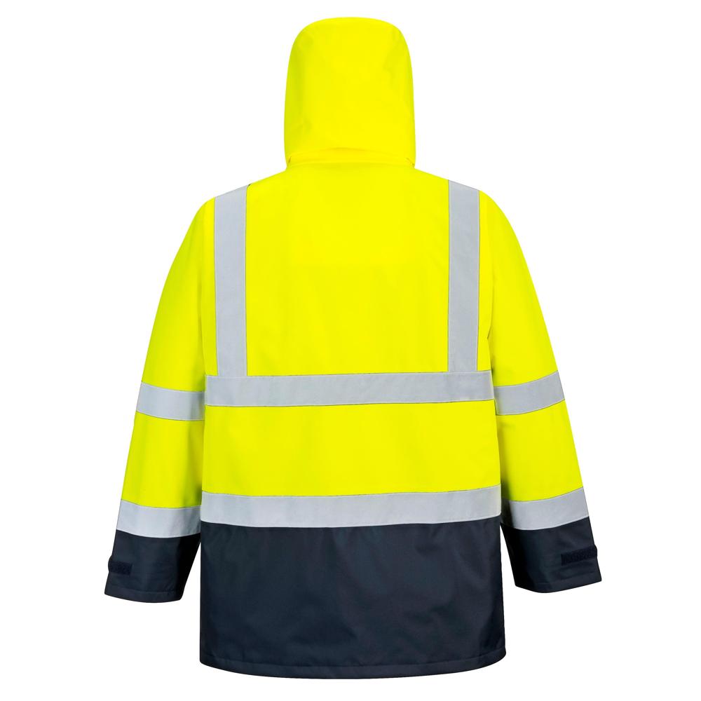 Portwest US768 - Hi-Vis Executive 5-in-1 Jacket (Yellow/Navy)