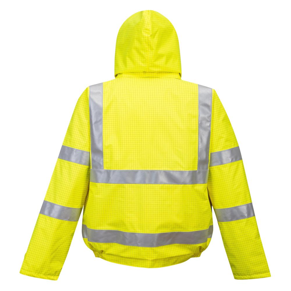 Portwest US773 - Bizflame Rain Hi-Vis Antistatic FR Bomber Jacket