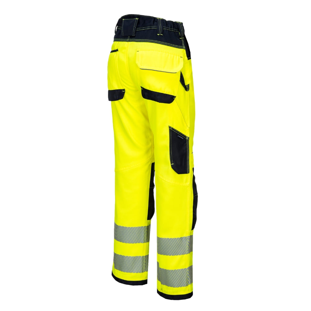 Portwest PW340 - PW3 Hi-Vis Work Pants (Yellow/Black)