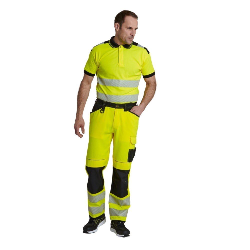 Portwest PW340 - PW3 Hi-Vis Work Pants (Yellow/Black)