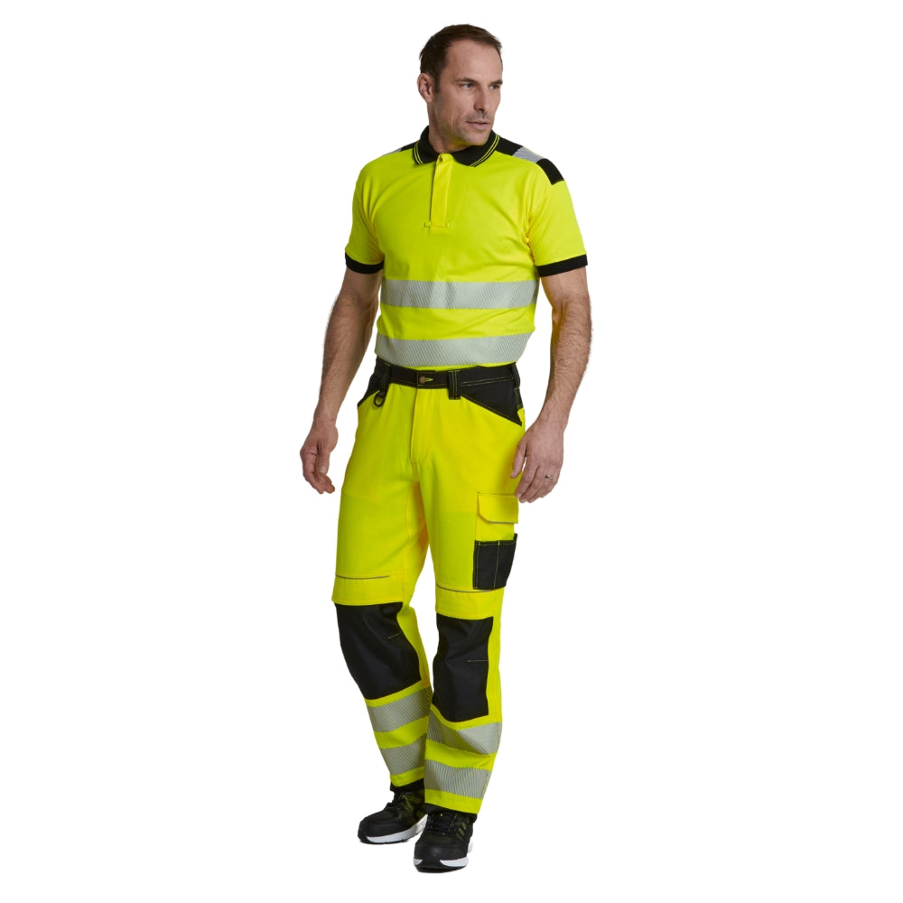 Portwest PW340 - PW3 Hi-Vis Work Pants (Yellow/Black)