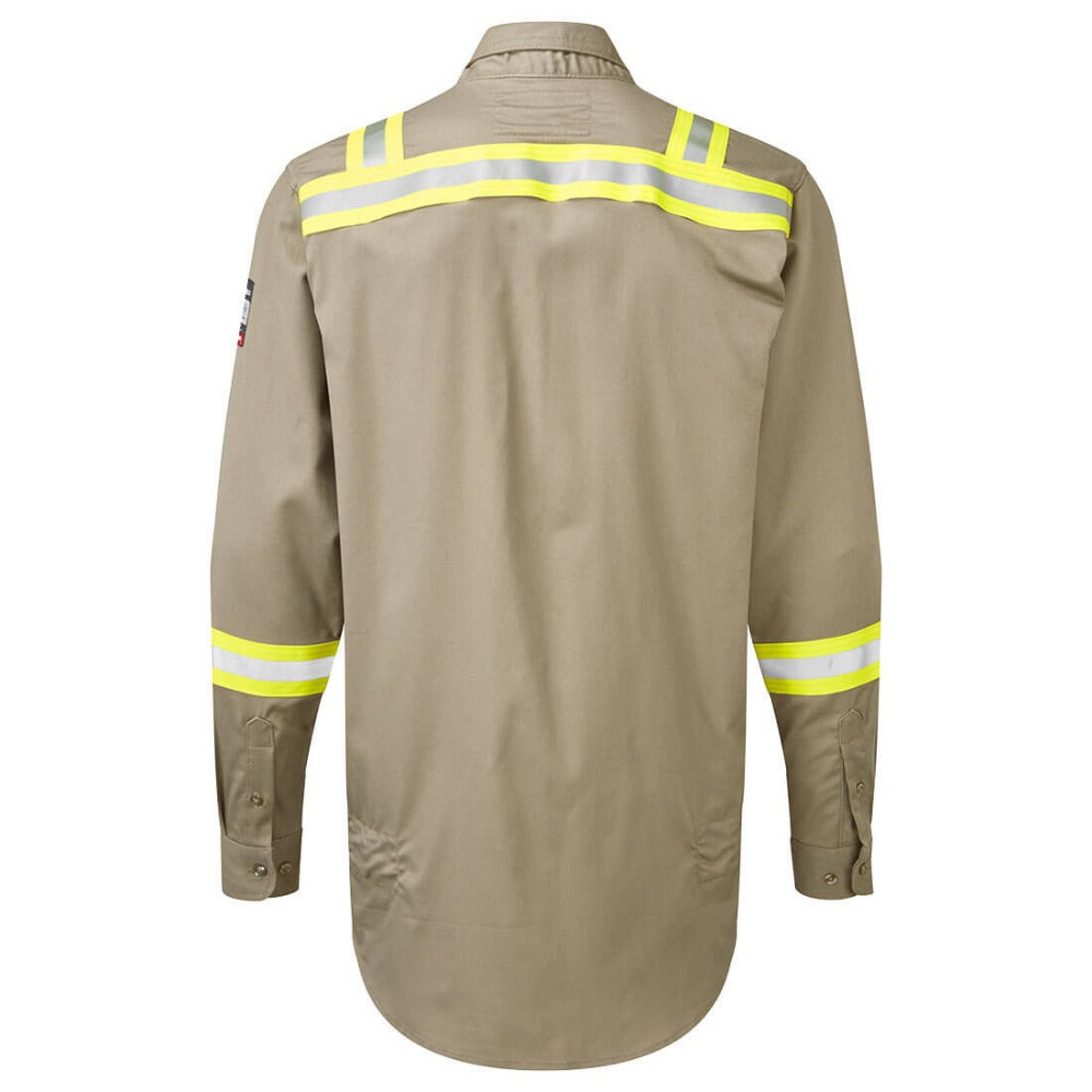 Portwest FR706 - Bizflame 88/12 FR Taped Shirt (Khaki) | ASE
