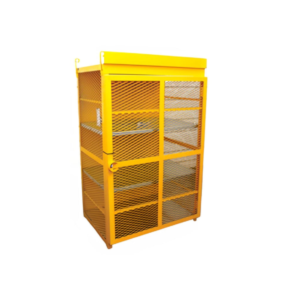Post Guard 20lb Powder Yellow Coated Gas Cylinder Cages (18 Count) | All Security Equipment