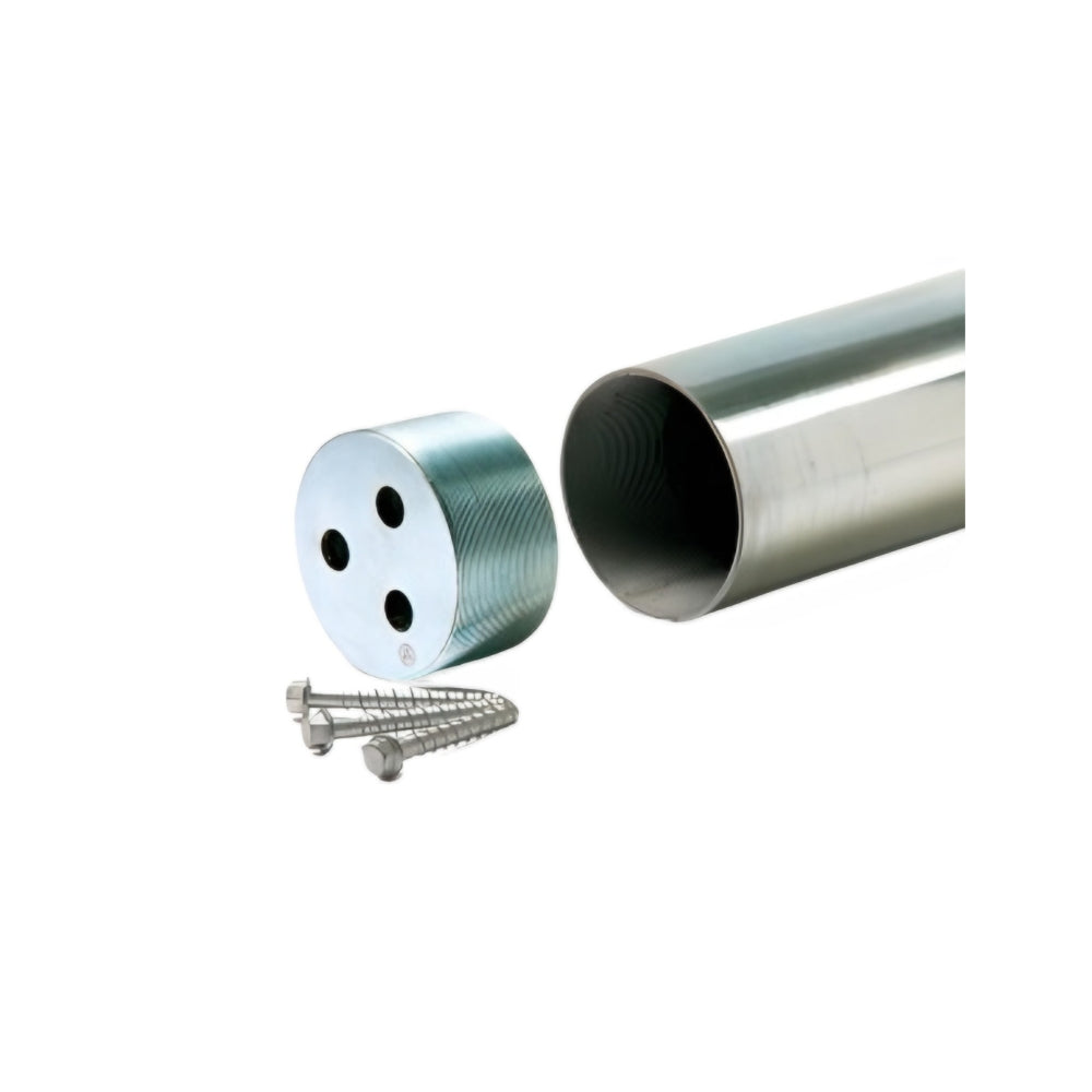 Post Guard 4" X 24" Stainless Steel Threaded Base Bollard | All Security Equipment