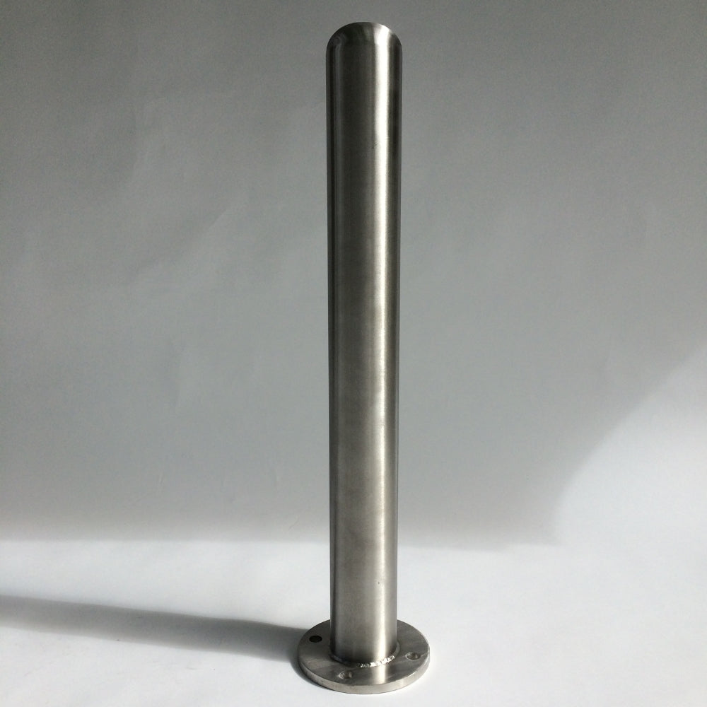 Post Guard 4" x 36" Stainless Steel Bolt Down Bollard | All Security Equipment